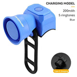 New Bicycle Horn Mountain Bike USB Charging Waterproof Electronic Bike Bell Riding Equipment Children's Scooter Accessories