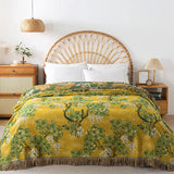 Nordic Throw Blanket For Beds Cotton Double Sided Sofa Cover Sofa Cushion Soft Blanket Leisure Bedspread Four Seasons Thin Quilt
