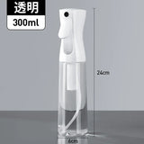 500/300/200ml Hair Spray Bottle Refillable Bottles Continuous Mist Watering Can Automatic Salon Barber Water Sprayer Hair Tools