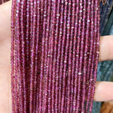 2x2mmNatural Colored Tourmaline Blue Tourmaline Faceted Cube Beads Square Stone Beads for JewelryDIY Making  Gemstone Loose Bea