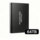 Portable External SSD, 1TB-16TB Large Capacity USB3.1 High Speed Solid State Drive, Lightweight Storage for Laptop, Desktop, Mac