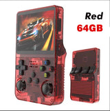 R36S new retro game console 3.5-inch Linux open-source system portable handheld game console with 128GB large memory
