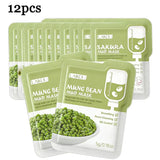 12pcs Sakura Mud Mask Brightening Hydrating Face Mask Luminous Skin Clean Facial Cleansing Clay Hydrating Anti Wrinkle Skincare