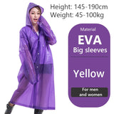 Raincoat Women Men Impermeable Thickened Waterproof Raincoat Tourism Outdoor Hiking Rain Poncho Raincoat Hooded Rain Coat