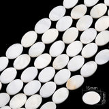 Natural Shell Beads Mother of Pearl Love Star Oval Round Flat Loose Spacer Beads for Jewelry Making DIY Charm Bracelet Necklace