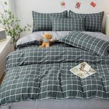 Lovely Cartoon King Size Duvet Cover Set 220x240 Skin Friendly Double Bed Quilt Cover Blanket Comforter Cover and Pillowcase