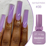 Single-use 15ml gel nail polish, convenient for home or salon manicures, easy to remove.
