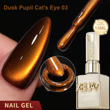 XEIJAYI 1pc 15ML Blue cat eye Nail Gel polish Semi Permanent Nail Art Soaking UV LED Nail Salon DIY Nail Salon Gel