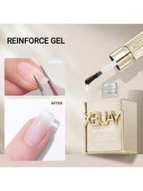 15ml 3-in-1 Clear Hard Builder Gel - Professional Nail Extension, Strengthening & Repair Formula UV/LED Curable