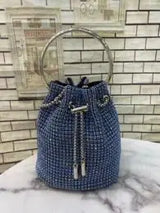 Women's bag 2024 a w bucket bags Women's inlaid diamond bag Fashion dinner women luxury single shoulder designer handbags