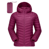 GOLDEN CAMEL Women's Down Jacket Hooded Winter Light Weight Short Puffer Coats Packable Warm Windproof Jacket for Women Clothes