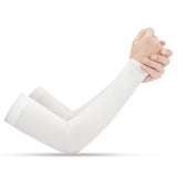 2Pcs Arm Sleeves Warmers Sports Sleeve Sun UV Protection Hand Cover Cooling Warmer Running Fishing Cycling