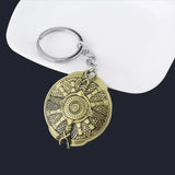 New God of War 5 Ragnarok Keychain Thor's Hammer Mjolnir Key Chain Levitan's Axe Keyring Blades of Exile Chaos Game Accessories