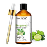 PHATOIL Natural Essential Oil for Diffuser Candle Making-100ml Sandalwood Eucalyptus Citronella Lavender Vanilla Essential Oils