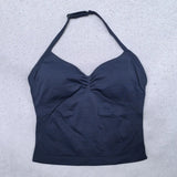 Adjustable Open Back Yoga Top Moisture Wicking Gym Tank