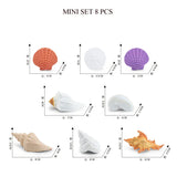 Realistic Mini Ocean Animal Figurines Plastic Marine Sea Creatures Whale Shark Dolphin Turtle Penguin Model Playset Gift for Kid