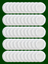 2-5-10-20Pcs Portable and Practical High-Grade White Round Powder Puff for Base and Fixing Makeup