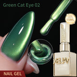 XEIJAYI 1pc 15ML Blue cat eye Nail Gel polish Semi Permanent Nail Art Soaking UV LED Nail Salon DIY Nail Salon Gel