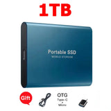 Reliable Slim Storage Device Portable External SSD 1TB 4TB 16TB 128TB High Speed for Notebook Laptop Computer