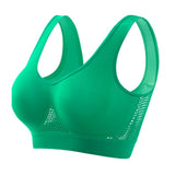 Women Anti-sagging Yoga Sports Bra High-Impact Fitness Tank Top