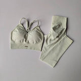 High-Waisted Yoga Suit for Toned Hip Support