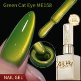XEIJAYI 1pc 15ML Blue cat eye Nail Gel polish Semi Permanent Nail Art Soaking UV LED Nail Salon DIY Nail Salon Gel