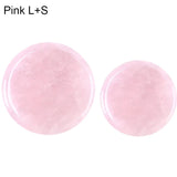 Glue Pallet Eyelashes Extensions Pink Green Jade Stone Reusable False Eye Lashes Adhesive Pallet Pad Holder Makeup Accessories