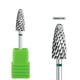 1pcs Tungsten Steel Nail Cuticle Drill Bits Carbide Rotate Electric Ceramic Milling Cutter For Manicure Gel Polish Remover