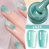 BORN PRETTY 83 Colors 10ml Jelly Nude Gel Nail Polish Autumn Amber Semi Transparent Manicure Soak off UV LED Nails Gel Varnish