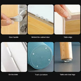 Self Adhesive Door Stopper Rubber Damper Buffer Cabinet Bumpers Silicone Furniture Pads Cushion Protective Pads 6x2mm