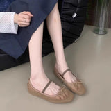 2025 New Luxury Spring/Summer Women Mesh Hollow Elastic Band Flat Bottom Non slip Casual Shoes Flat Bottom Shoes