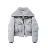 New Women Cotton Padded Jacket Winter Short Hooded Loose Cotton Coat Korean Women Parkas Coat Solid Outwear Women Puffer