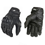 Motorcycle Gloves Black Racing Genuine Leather Motorbike White Road Riding Team Glove Summer Winter Wearable for Furygan AFS 18
