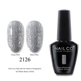 NAILCO 15ml Brown Nails Art Red Color Gel Nail Polish Semi-permanent UV Gel Polish Coffee Manicure Chocolate Hybrid Nail Varnish