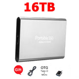 Reliable Slim Storage Device Portable External SSD 1TB 4TB 16TB 128TB High Speed for Notebook Laptop Computer