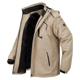 Men's Winter Parkas Outdoor Jacket Thicken Fleece Warm Waterproof Windbreaker Ski Jackets Climb Men Thick Coat Hot Sale