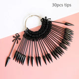 80/50/20pcs Nail Display Sticks Nail Swatch False Nail Tips Nail Gel Polish Practice Clear Display Board for Nail Art Tools