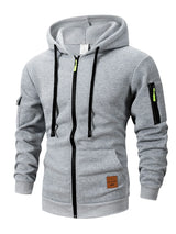 2025 New Autumn Men Sweatshirts Long Sleeve Jacket Hoodie Zipper Closure Jacket Male Hoodies Sweatshirt Slim Fit Male Clothing