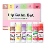 6 Kinds of Fruity Lip Balm Moisturizing Hydrating Long Lasting Lip Lotion Lightening Lip Lines Lips Mask Care Lips Lipstick Balm