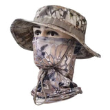 Outdoor UV Protection Boonie Hat with Face Neck Cover