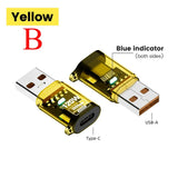 120W Fast Charging USB 3.2 To Type C Adapter OTG 10GB High Speed Data Audio Transfer for PC Tablet Xiaomi Huawei USB C Converter