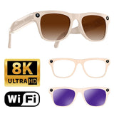 Lenovo Upgrade Smart AI Glasses 800W HD 8K Shooting Camera Photo Video Voice Call Translation Bluetooth AI Motorcycle Glasses