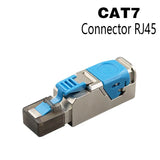 Clearance_RJ45 Cat8 Cat7 Cat6A Connectors Metal Tool Free Easy Termination Plug 2000MHz 40G LAN Cable 22AWG - 24AWG Reusable Eth