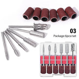 LULAA Electric Nail Drill Machine Set Pedicure Grinding Equipment Mill For Manicure  Professional Strong Nail Polishing Tool