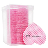 LULAA Glue Wipes Lint Free Nail Wipes Non-Woven Fabric Lash Glue Wipes Nail Polish Remover Wipes Use for Nail Polish Remover