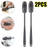 Bottle Brush Insulation Cup Washing No Deadend Long Handled Silicone Cleaning Brush Household Multifunctional Cleaning Tools