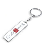New God of War 5 Ragnarok Keychain Thor's Hammer Mjolnir Key Chain Levitan's Axe Keyring Blades of Exile Chaos Game Accessories