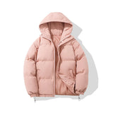 Brand Luxury Women's Winter Down Jacket Coats Parkas Woman Clothes Hooded Cotton Padded Puffer Jackets Bread Outerwear HXY275