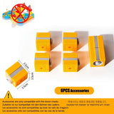 Magnetic Track Toy for Children's Electric Train Anti-gravity Kids Magic Cube Car Railway Model for 3 Years Boy Birthday Gifts