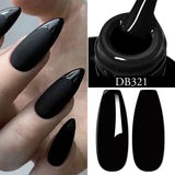 Mtssii 6ML Chocolate Color Gel Nail Polish Brown Semi Permanent UV Gel Autumn Winter Popular Soak Off Nail Art Gel Varnishes